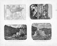 Black River Falls, Castle Rock, Sutherland Falls, Otter Creek, Bennington Battle Map, Windham County 1869